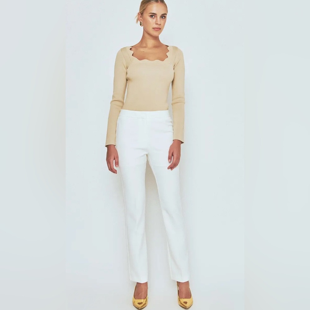 Endless Rose Low Rise Full Length Pants. New with tags, white, Size M.